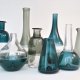 blown glass bottles